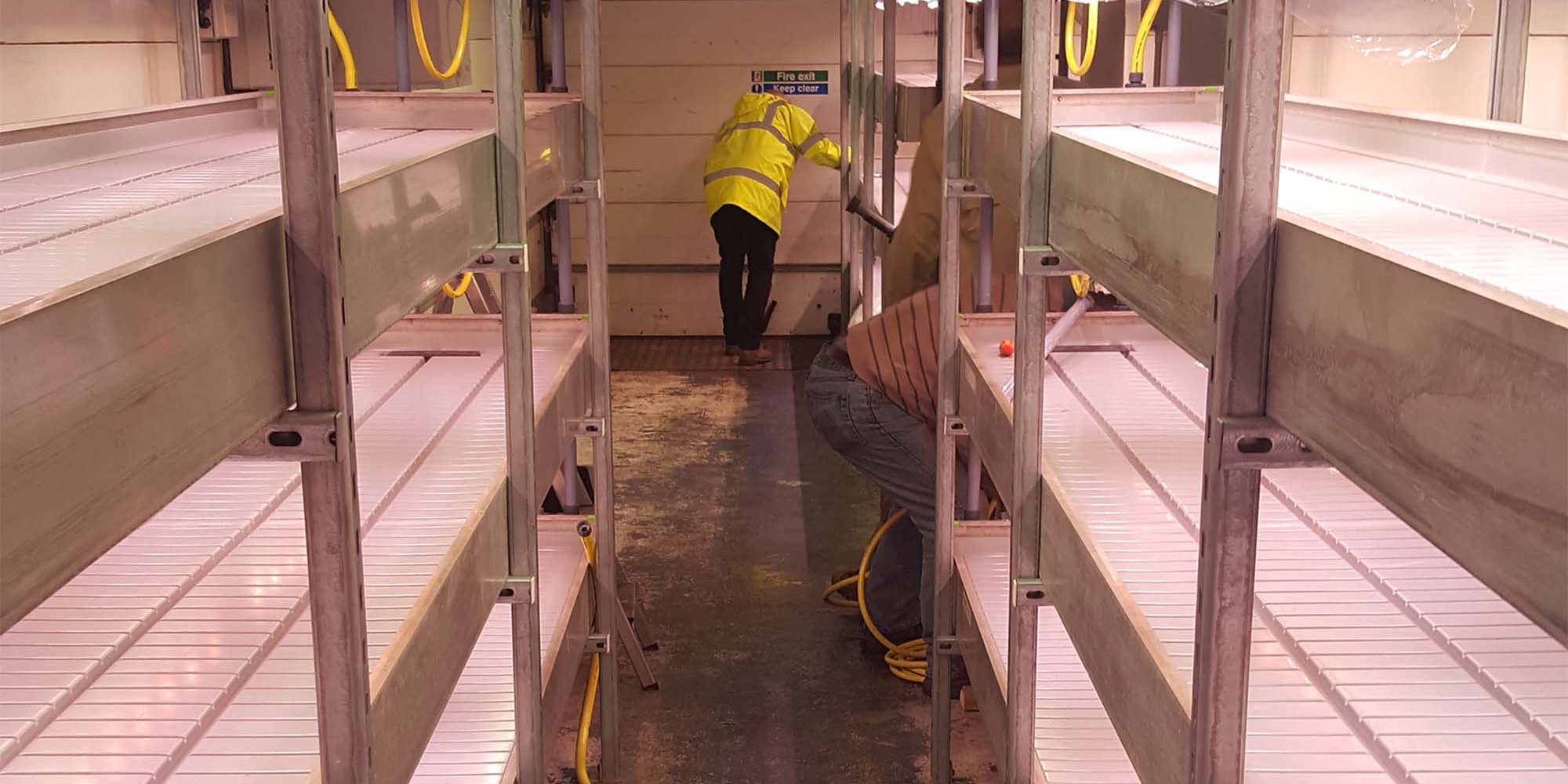 Site response services aquaponics installation